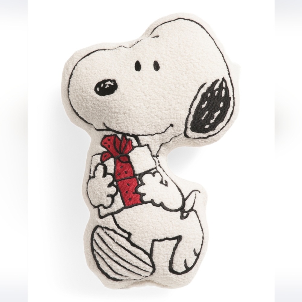 🌲NWT🌲Peanuts Snoopy Sherpa Decorative Pillow, 12 x 17 inch - Picture 3 of 4